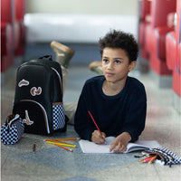 Light Plus Nine Starter Backpack Checkered Black