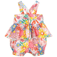 Stella Floral Peplum Romper - Ladida