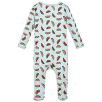 Stella Mint Watermelon Footie - Ladida