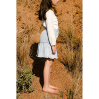 Steph bottoms Steph Denim Ruffle Skirt