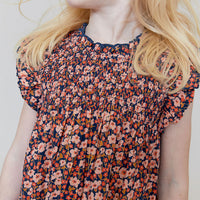 Pink Chicken Stevie Dress - Navy Ditsy Floral