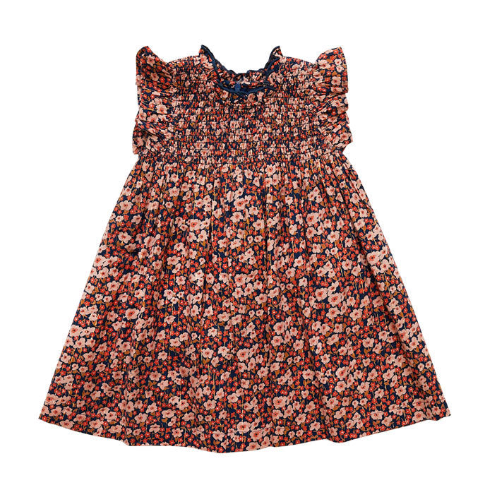 Pink Chicken Stevie Dress - Navy Ditsy Floral
