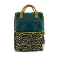 Sticky Lemon accessories OS Sticky Lemon Edison Teal + Flower Field Large Backpack