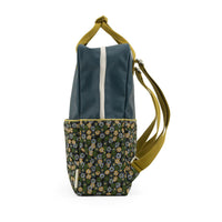 Sticky Lemon accessories OS Sticky Lemon Edison Teal + Flower Field Large Backpack
