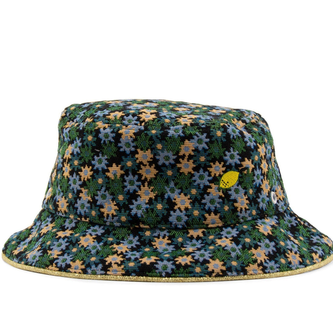 Sticky Lemon accessories OS Sticky Lemon Flower Field Green Bucket Hat