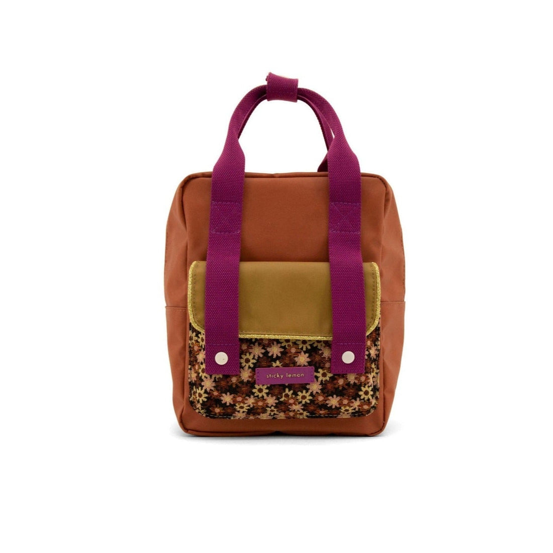 Sticky Lemon accessories OS Sticky Lemon Purple Tales + Flower Field Small Backpack