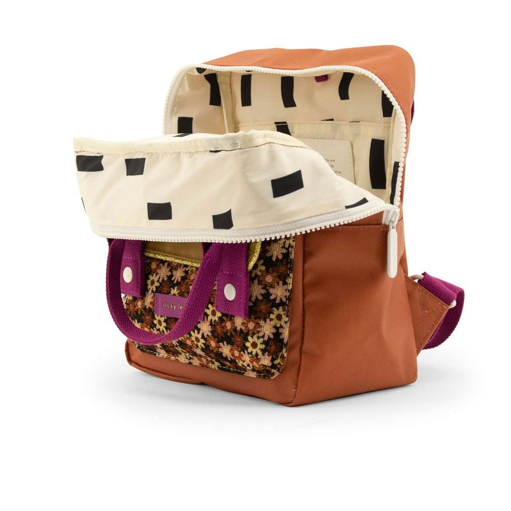 Sticky Lemon accessories OS Sticky Lemon Purple Tales + Flower Field Small Backpack