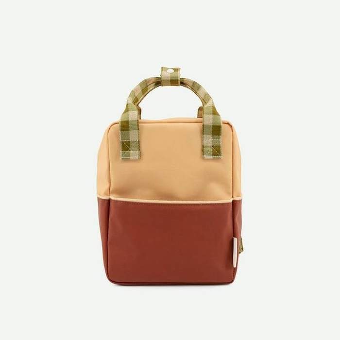 Sticky Lemon Fig Brown/Apple Tree/Vanilla Sorbet Colourblocking Small Backpack