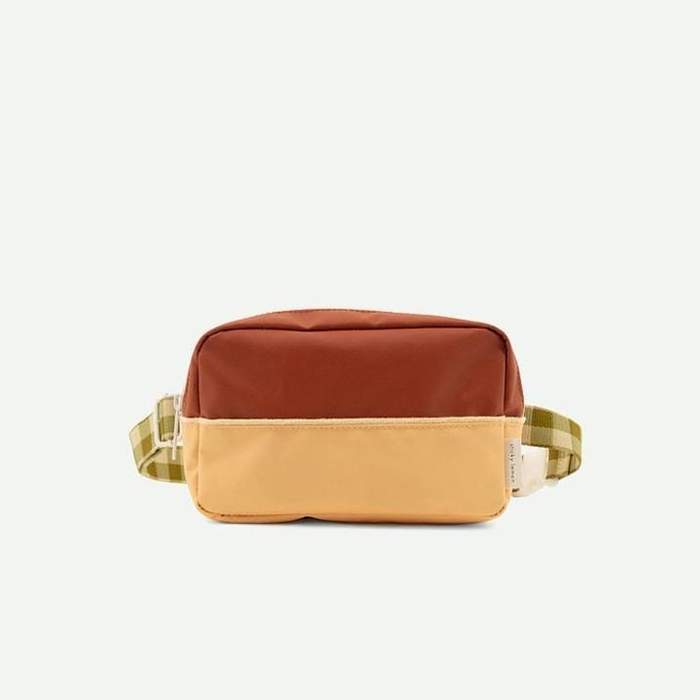 Sticky Lemon Fig Brown/Apple Tree/Vanilla Sorbet Colourblocking Large Fannypack