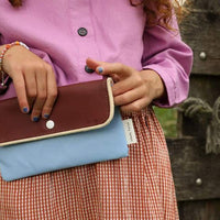 Sticky Lemon Cherry Red/Sunny Blue/Berry Swirl Gingham Pencil Case