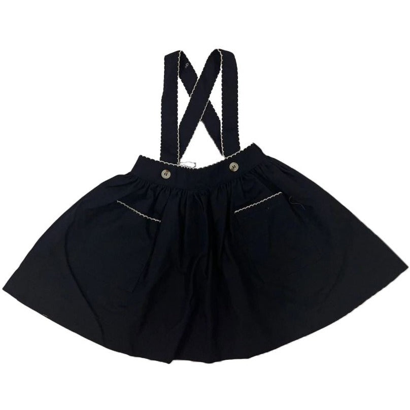 Noma Blue Stitch Detailed Skirt
