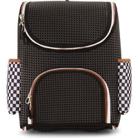 Light Plus Nine Student Backpack Checkered Black