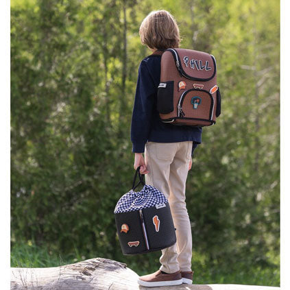 Light Plus Nine Student Backpack Final Chestnut