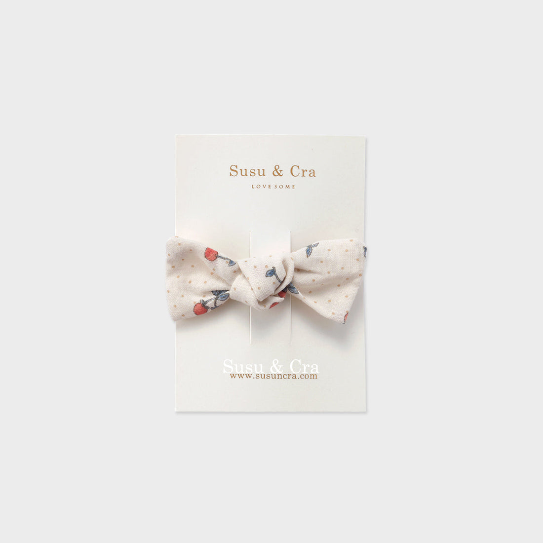 Susu and Cra accessories OS Susu and Cra Elivia Ribbon Hairpin - Cream