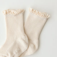 Susu and Cra accessories Susu and Cra Davia Lace Socks - Cream