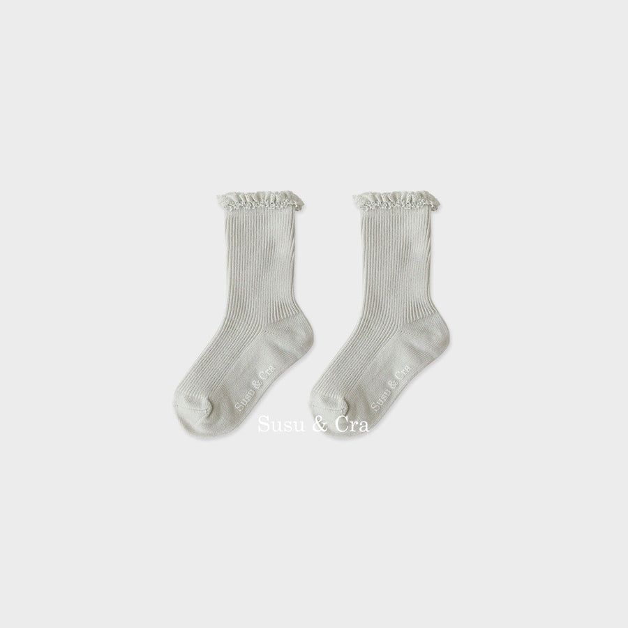 Susu and Cra accessories Susu and Cra Davia Lace Socks - Mint