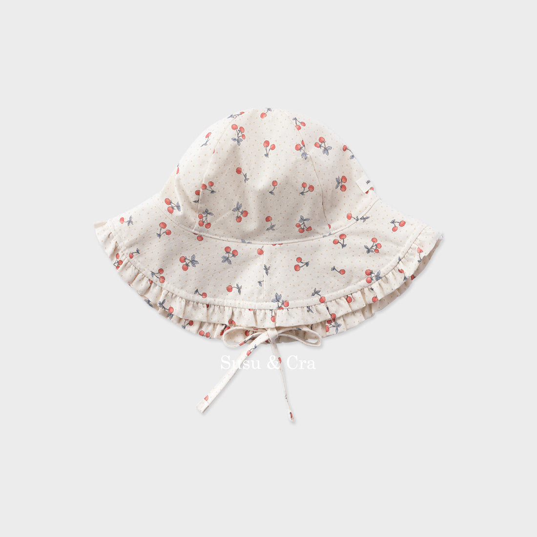 Susu and Cra accessories Susu and Cra Elivia Frill Bucket Hat - Cream