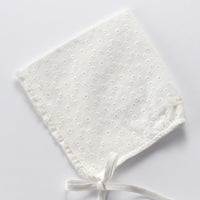 Susu and Cra accessories Susu and Cra Laella Bonnet - White