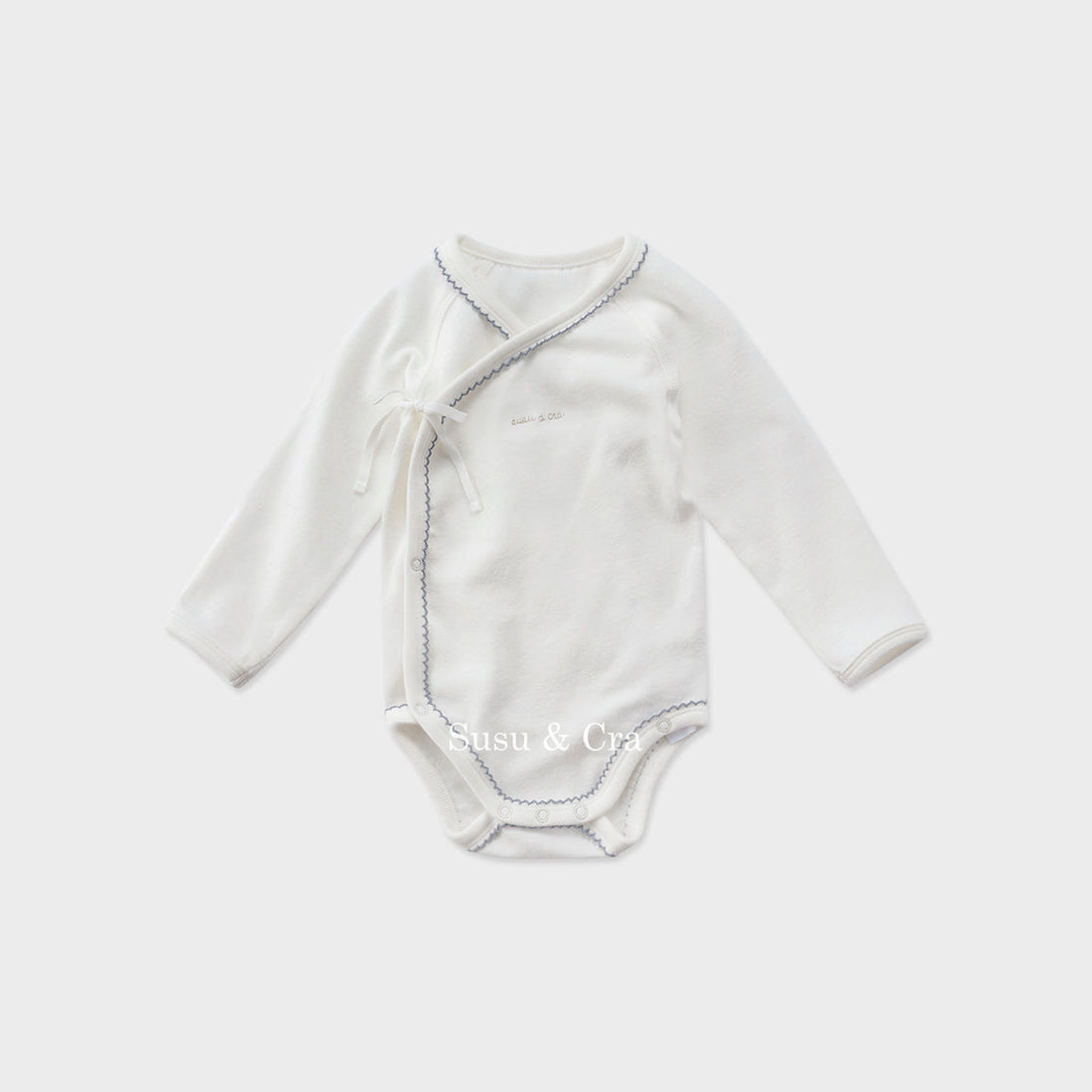 Susu and Cra bodysuits Susu and Cra Mini Sewell Newborn Bodysuit - White
