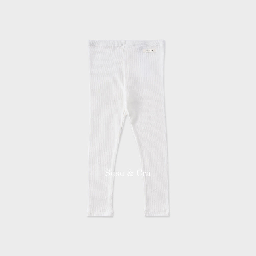 Susu and Cra bottoms Susu and Cra Alba Leggings - White