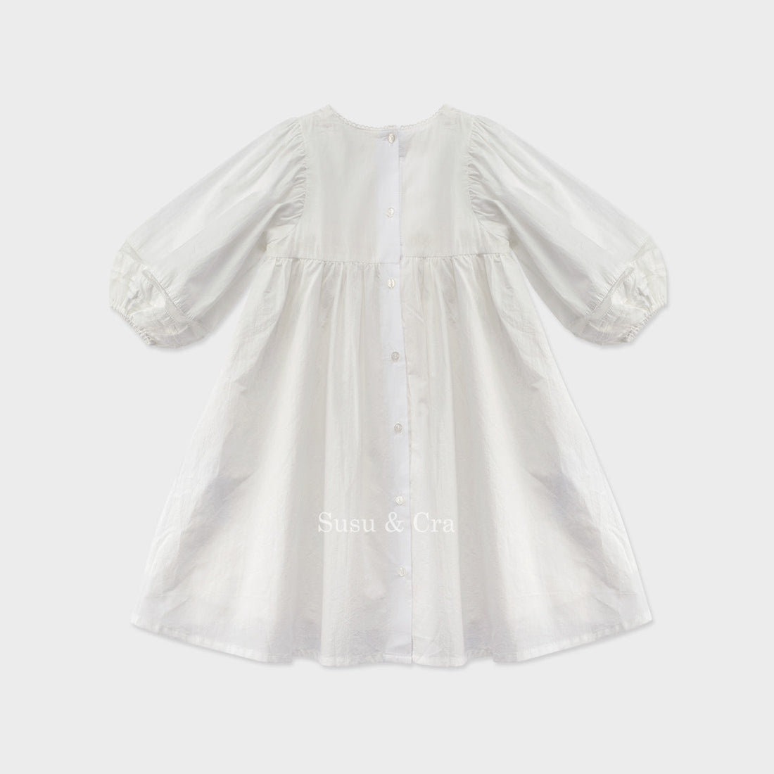 Susu and Cra dresses Susu and Cra Herge Dress - White