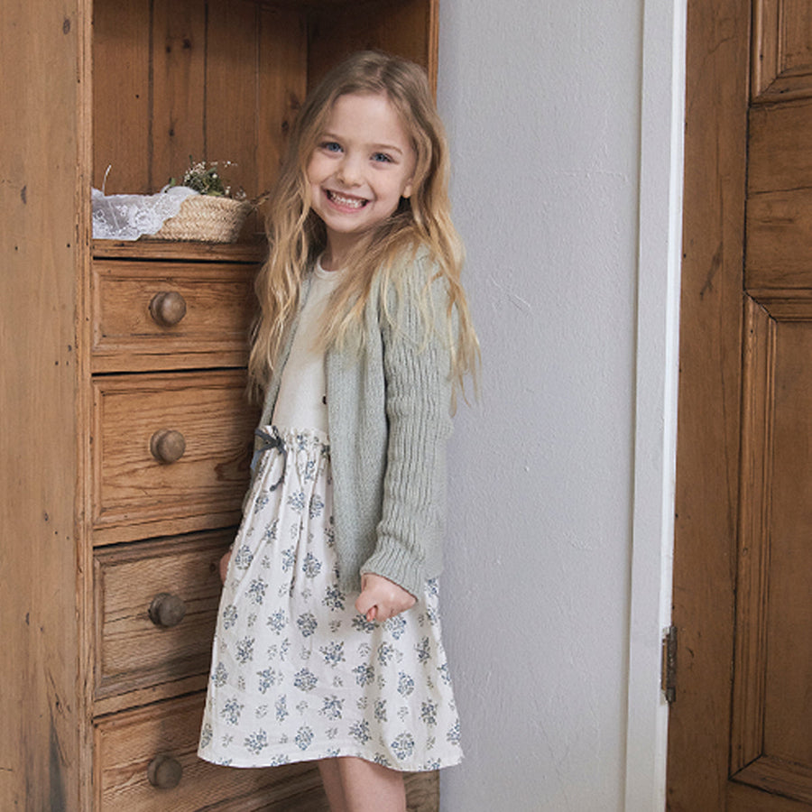 Susu and Cra dresses Susu and Cra Olibere Ribbon Dress - Cream