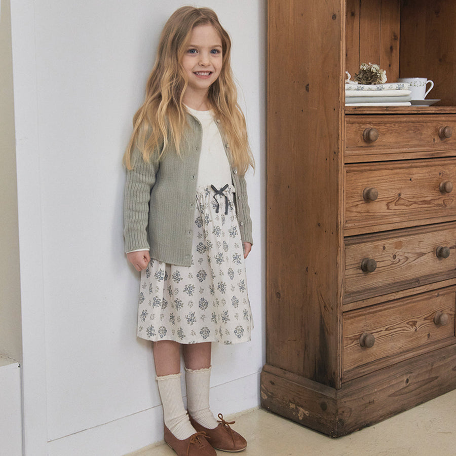 Susu and Cra dresses Susu and Cra Olibere Ribbon Dress - Cream