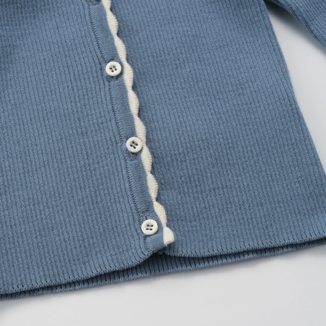 Susu and Cra knitwear Susu and Cra Flash Knit Cardigan - Blue