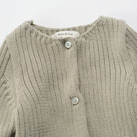 Susu and Cra knitwear Susu and Cra Mini Wake Knit Cardigan - Mint