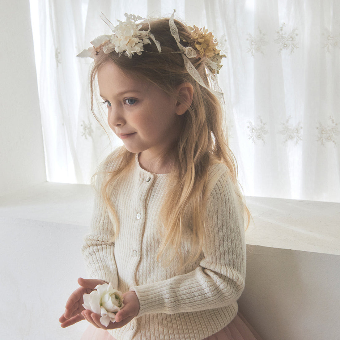 Susu and Cra knitwear Susu and Cra Wake Knit Cardigan - Ivory