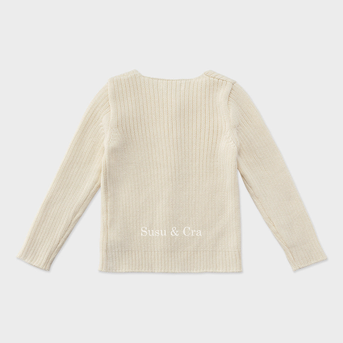 Susu and Cra knitwear Susu and Cra Wake Knit Cardigan - Ivory