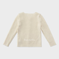Susu and Cra knitwear Susu and Cra Wake Knit Cardigan - Ivory