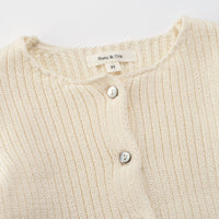 Susu and Cra knitwear Susu and Cra Wake Knit Cardigan - Ivory