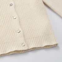 Susu and Cra knitwear Susu and Cra Wake Knit Cardigan - Ivory