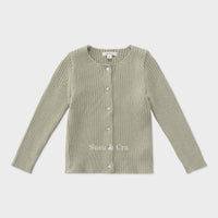 Susu and Cra knitwear Susu and Cra Wake Knit Cardigan - Mint
