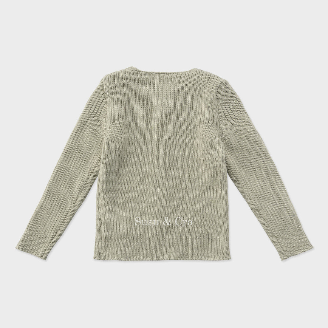 Susu and Cra knitwear Susu and Cra Wake Knit Cardigan - Mint