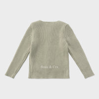 Susu and Cra knitwear Susu and Cra Wake Knit Cardigan - Mint