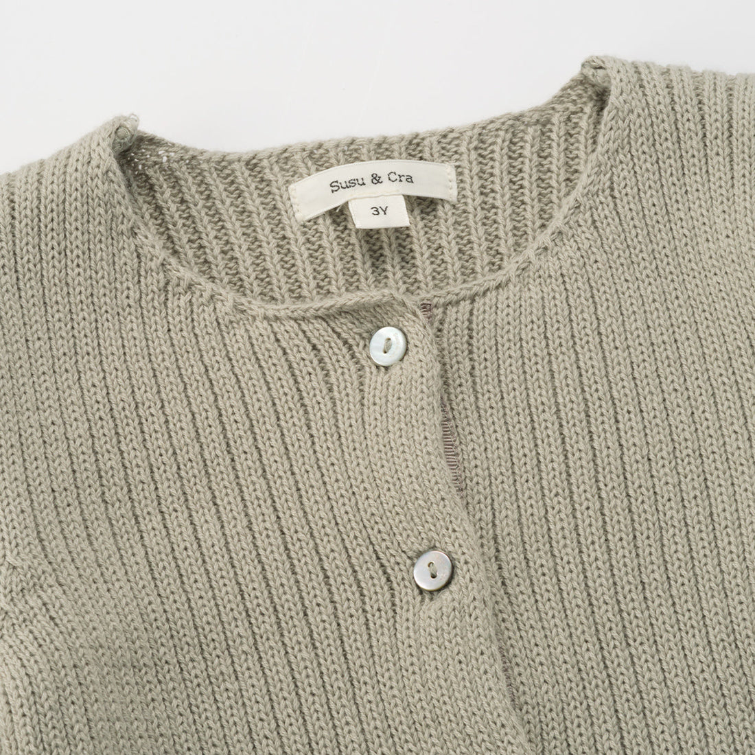 Susu and Cra knitwear Susu and Cra Wake Knit Cardigan - Mint