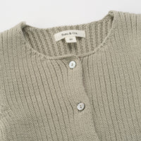Susu and Cra knitwear Susu and Cra Wake Knit Cardigan - Mint