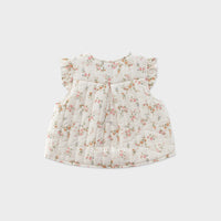 Susu and Cra Outerwear Susu and Cra Mini Linnea Padding Vest - Cream