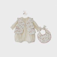 Susu and Cra Outerwear Susu and Cra Mini Linnea Padding Vest - Cream