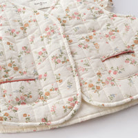 Susu and Cra Outerwear Susu and Cra Mini Linnea Padding Vest - Cream
