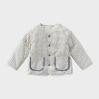 Susu and Cra Outerwear Susu and Cra Rigolo Reversible Padding Jumper - Blue