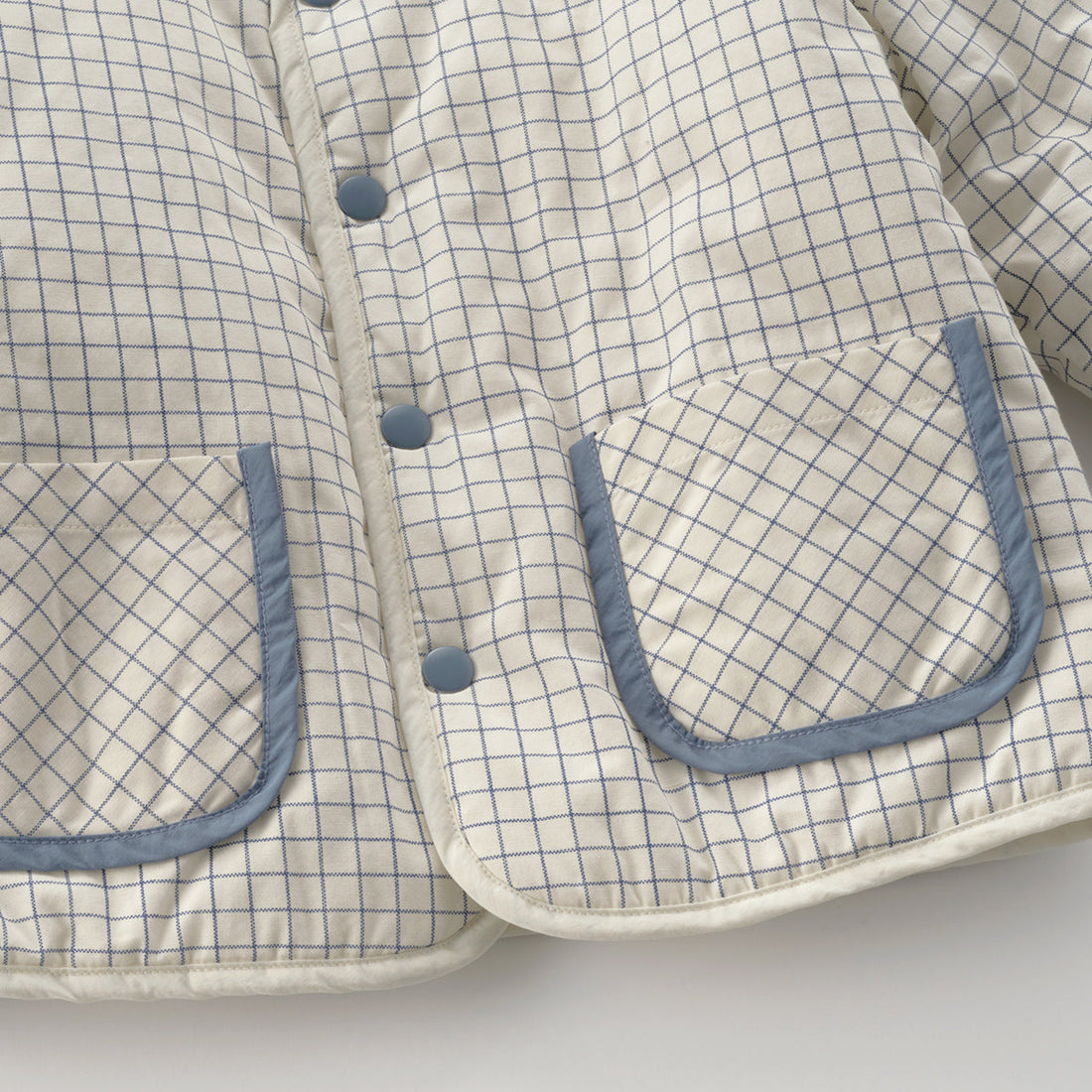 Susu and Cra Outerwear Susu and Cra Rigolo Reversible Padding Jumper - Blue