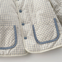 Susu and Cra Outerwear Susu and Cra Rigolo Reversible Padding Jumper - Blue