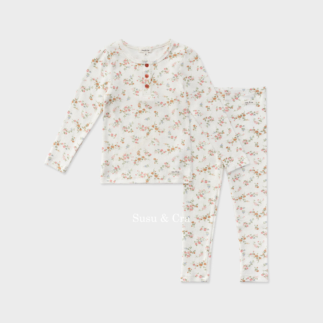 Susu and Cra pajamas Susu and Cra Linnea Underwear Set - Cream