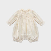Susu and Cra rompers Susu and Cra Mini Amelia Romper - Cream
