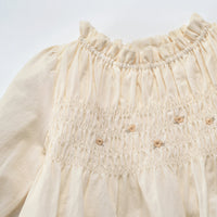Susu and Cra rompers Susu and Cra Mini Amelia Romper - Cream