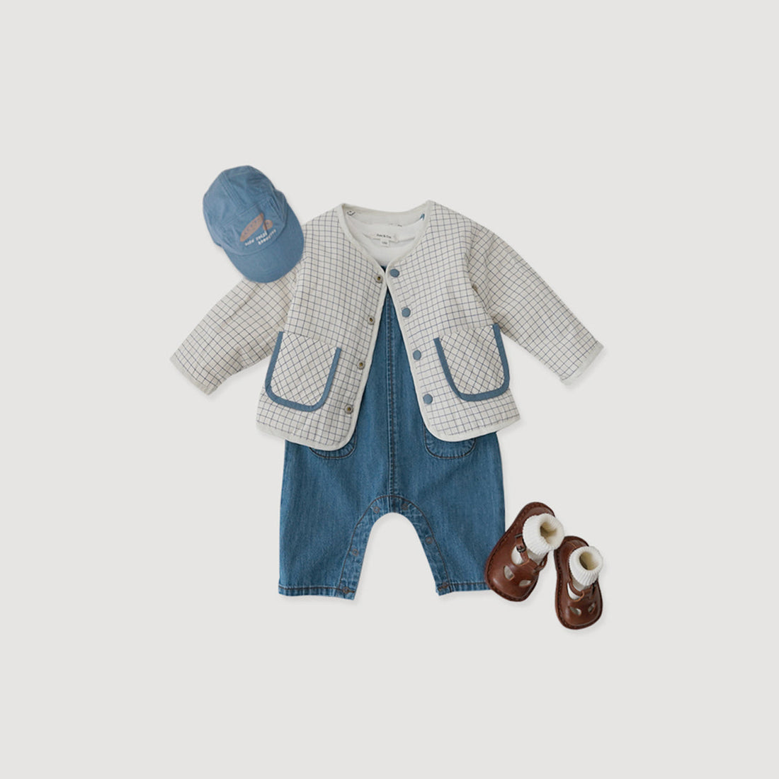 Susu and Cra rompers Susu and Cra Mini Helado Overall