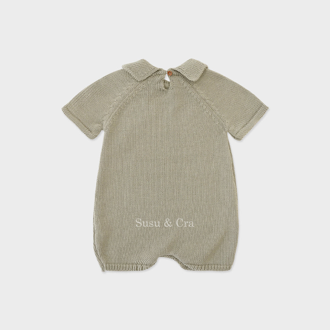 Susu and Cra rompers Susu and Cra Mini Kevin Knit Romper - Mint